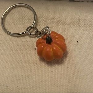 Orange Pumpkin Keychain